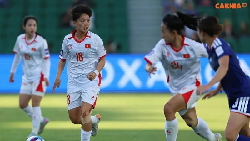 Tuyển nữ Việt Nam thua Nhật Bản 0-4, chính thức bị loại khỏi Asian Cup