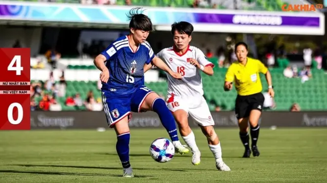 Tuyển nữ Việt Nam thua Nhật Bản 0-4, chính thức bị loại khỏi Asian Cup 
